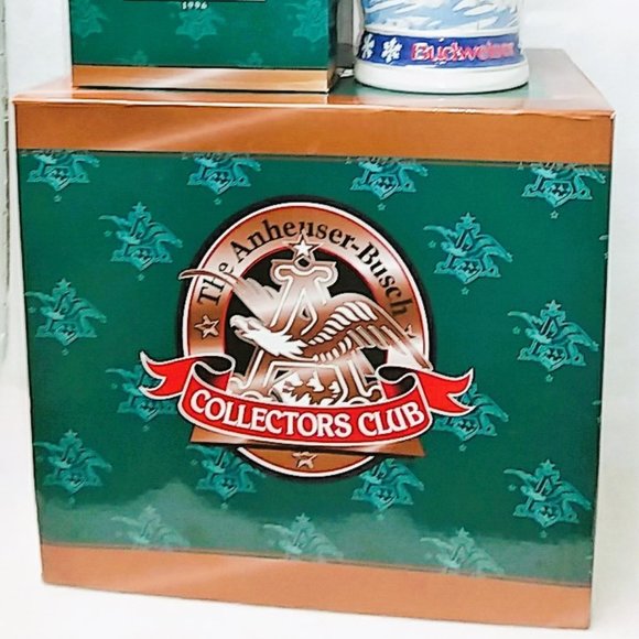 1995 Budweiser Clydesdales Holiday Beer Stein - Lighting the Way Home! - Picture 10 of 11